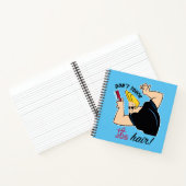 Carnet Johnny Bravo Comb - Ne touchez pas les cheveux! (Intérieur)