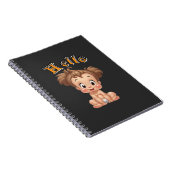 Carnet joie de bébé heureuse, et bonheur. (Côté Droit)