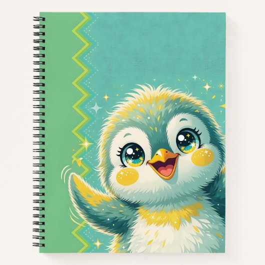 Carnet Joie de Manchot Bébé (Devant)
