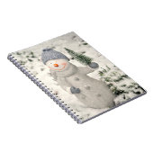 Carnet Joie de Noël avec Snowman souriant (Côté Droit)
