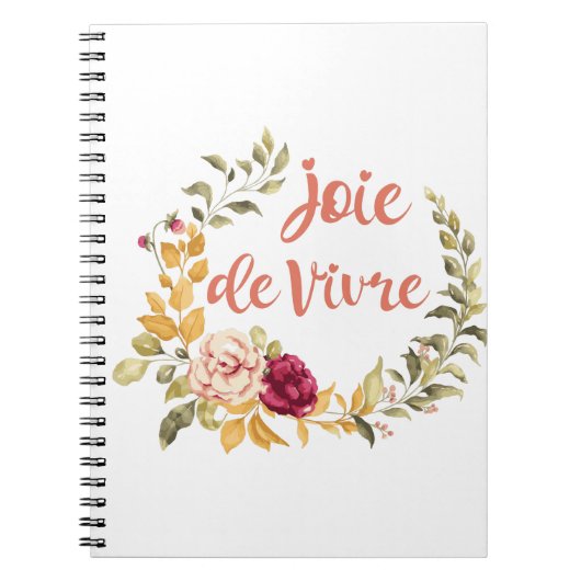 Carnet Joie de Vivre (Devant)