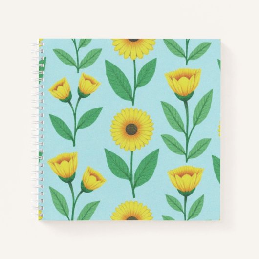 Carnet Joie Fantaisiste en Fleur (Devant)