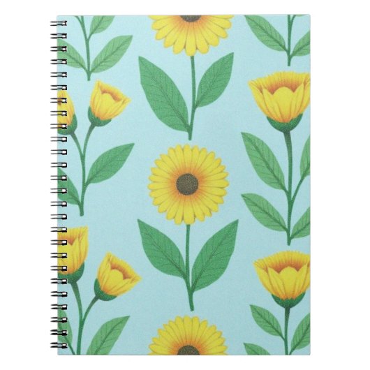 Carnet Joie Fantaisiste en Fleur  (Devant)