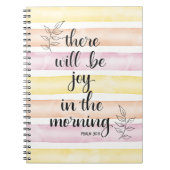 Carnet Joie le matin (Devant)