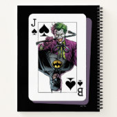 Carnet Joker and Batman Spade Playing Card Illustration (Dos)