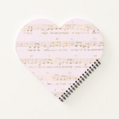 Carnet Joli Aquarelle rose Noël (Dos)