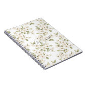 Carnet Joli arbre à fleurs crème  (Côté Droit)