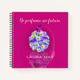 Carnet Joli atomiseur Pansy
