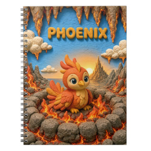 Carnet Joli bébé phénix, mythique