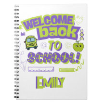 Joli Bienvenue à l'école Violet Vert