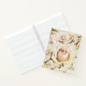 Carnet Joli blanc et rose Roses de la Glitterie Melange (Intérieur)