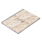 Carnet Joli Blush Brown Floral (Côté gauche)