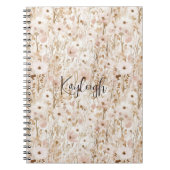 Carnet Joli Blush Brown Floral (Devant)