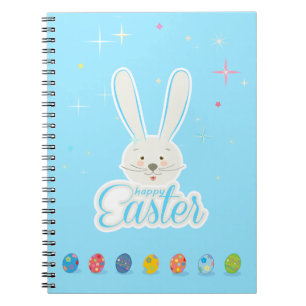 Carnet Joli Bunny de Pâques oeufs de chasse printemps de 