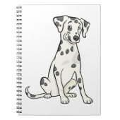 Carnet Joli cadeau Dalmatien Chien Chien Chien Mère Lover (Devant)