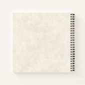 Carnet Joli Cerf Aquarellé Posé En Bas Boho (Dos)