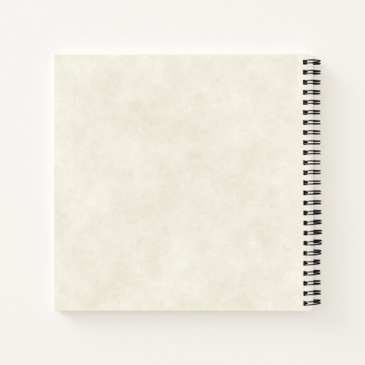 Carnet Joli Cerf Aquarellé Posé En Bas Boho (Dos)