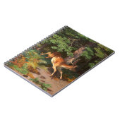 Carnet Joli Cerf Rouge Dans La Forêt (Côté gauche)