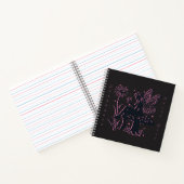 Carnet Joli champignon fée et fille cool fleur (Intérieur)