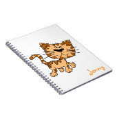 Carnet Joli chat Kitty Cartoon (Côté Droit)