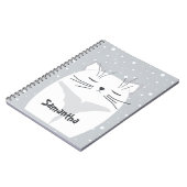 Carnet Joli chat, symbole de 2023. (Côté gauche)