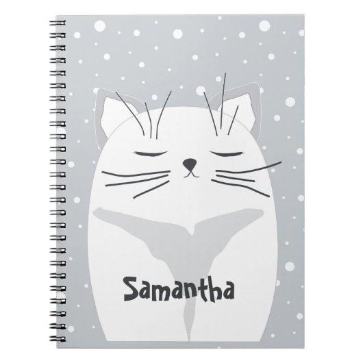 Carnet Joli chat, symbole de 2023. (Devant)