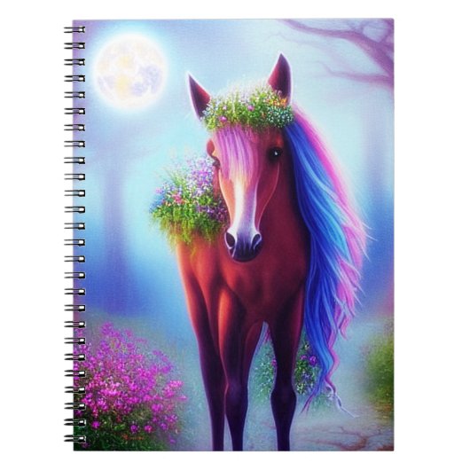 Carnet Joli cheval de fantaisie (Devant)