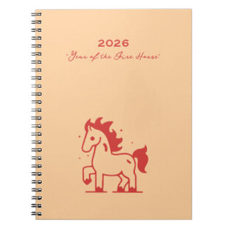 Carnet Joli Cheval de Feu