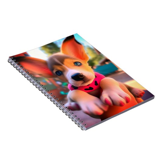 Carnet Joli chiot (Côté Droit)