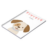 Carnet Joli chiot (Côté gauche)