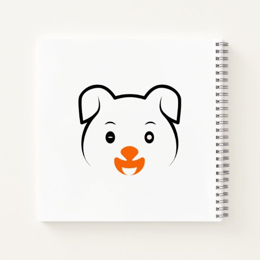Carnet Joli chiot (Dos)