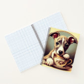 Carnet Joli chiot Whippet (Intérieur)
