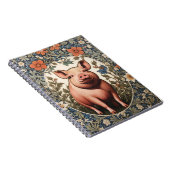 Carnet Joli Cochon Inspiré de William Morris (Côté Droit)