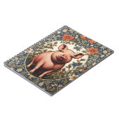 Carnet Joli Cochon Inspiré de William Morris (Côté gauche)