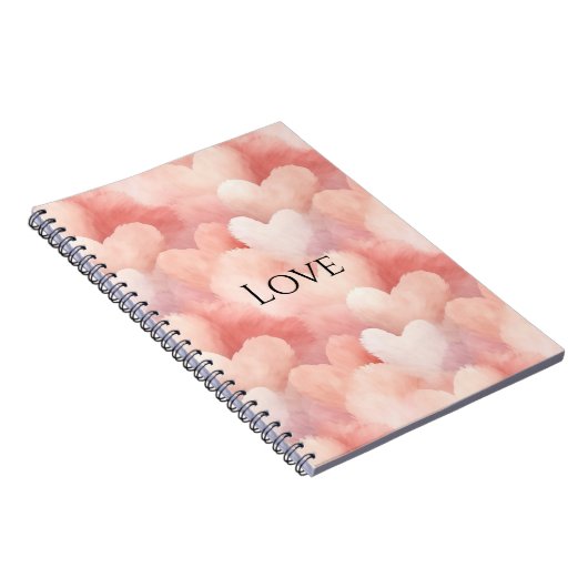 Carnet Joli Coeur rose (Côté Droit)