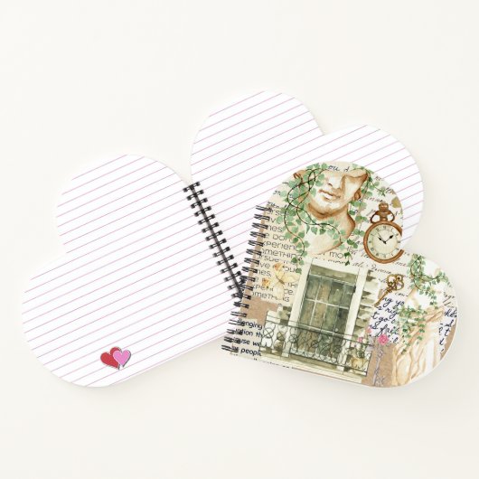 Carnet Joli collage classique oeuvre d'art statue grecque (Intérieur)