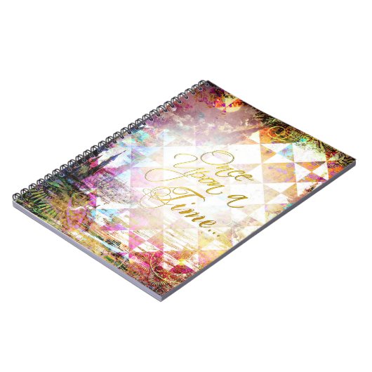 Carnet Joli conte de fées il était une fois (Côté gauche)