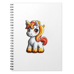 Carnet Joli cornet de bonbons de licorne d'Halloween cor