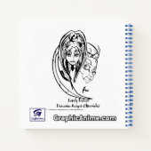 Carnet Joli démon : Chroniques démoniqueuses SketchBook (Dos)
