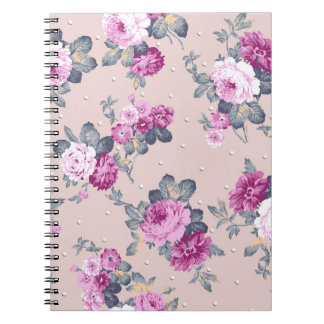 Carnet joli design de fleur illustration textile art, pat