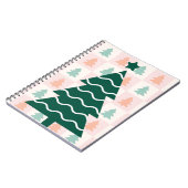 Carnet Joli design de Noël d'arbre de Noël. (Côté gauche)