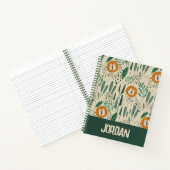 Carnet Joli Doodle Lion Jungle Rainforest Motif (Intérieur)