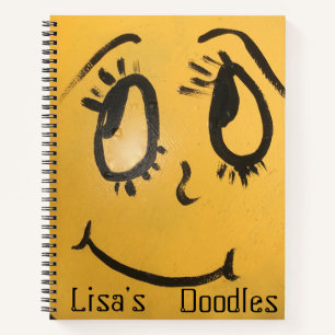 Carnet Joli Doodle Visage