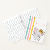 Carnet Joli Eléphant Coloré Enfants (Intérieur)