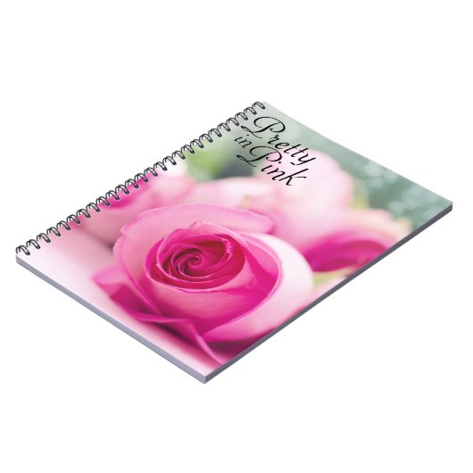 Carnet Joli en rose rose (Côté gauche)