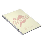 Carnet Joli Esthétique Simple Moderne Pickleball (Côté Droit)