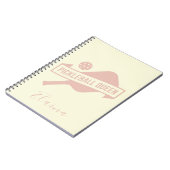Carnet Joli Esthétique Simple Moderne Pickleball (Côté gauche)