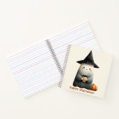 Carnet Joli Fantôme avec Café Halloween (Intérieur)