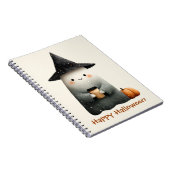 Carnet Joli Fantôme avec Café Halloween (Côté Droit)