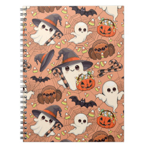 Carnet Joli fantôme de Halloween de style Kawaii